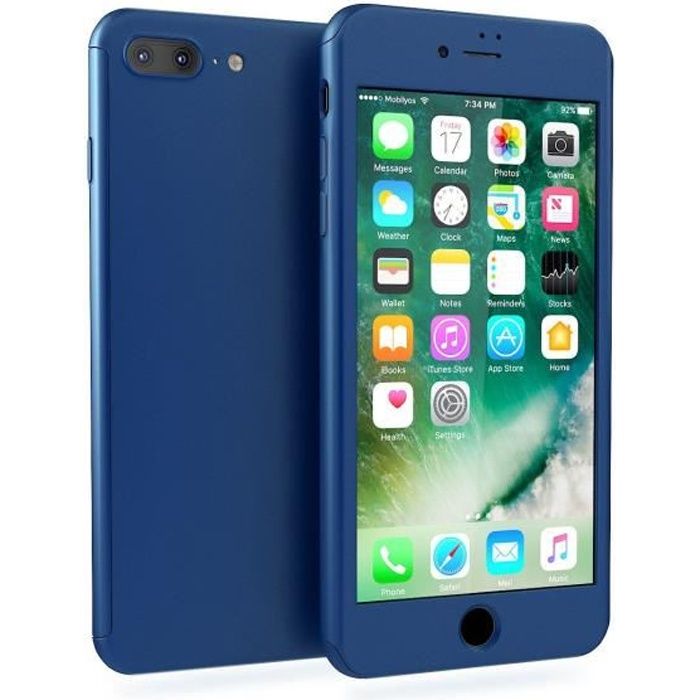 coque iphone 7 360 degres bleu coque iphone 7 360 degres bleu