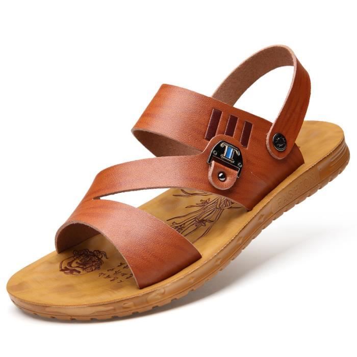 Iztpserg marron Homme Sport Sandales Noir 7rPw7