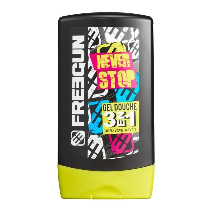FREEGUN Gel douche Never Stop - 300 ml