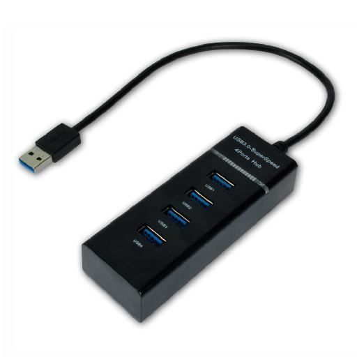 MCL SAMAR Hub 4 ports USB 3.0 noir