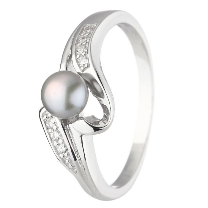NACRE DE PERLE Bague Perle et Argent 925° Femme