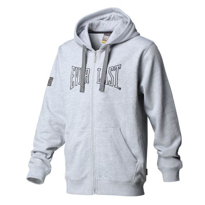 EVERLAST Sweat à Capuche Full Zip - Gris
