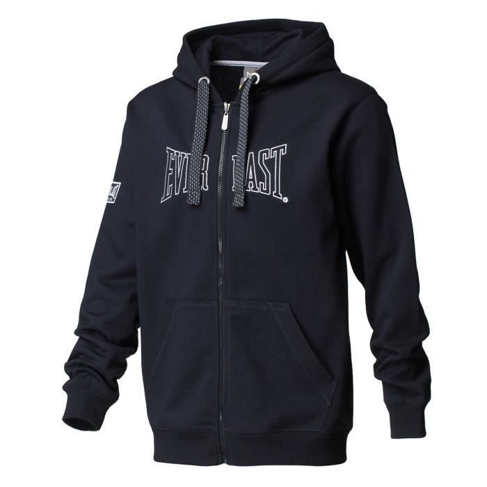 EVERLAST Sweat à Capuche Full Zip - Bleu Marine -