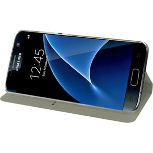 BBC Etui folio standard pour Galaxy S7 - Blanc