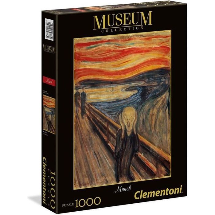 CLEMENTONI Collection Museum Munch Le Cri Puzzle 1000 pieces