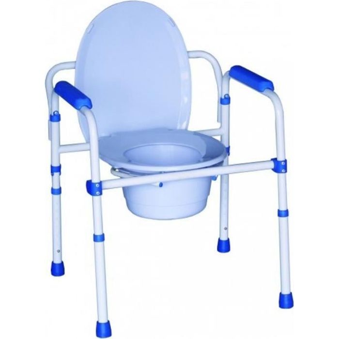 En PlianteWc 1 3 Aluminium Percée Chaise PXlOTwiukZ