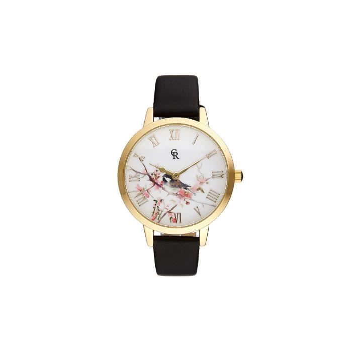 CHARLOTTE RAFFAELLI Montre Femme Quartz CRA002 Bracelet Cuir