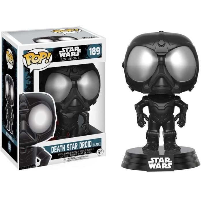 Figurine Funko Pop Star Wars Rogue One Death Star Droid Black