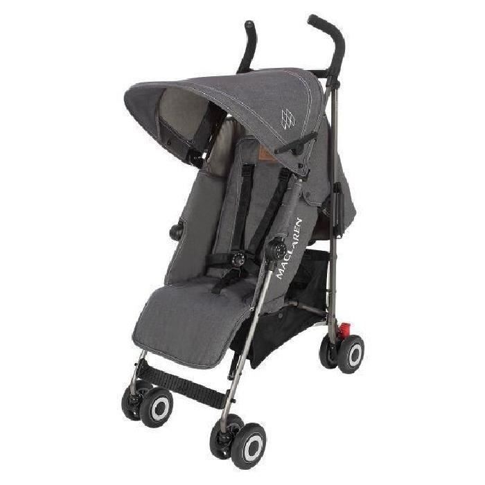 MACLAREN Poussette Canne Bébé Quest Charcoal Denim Indigo