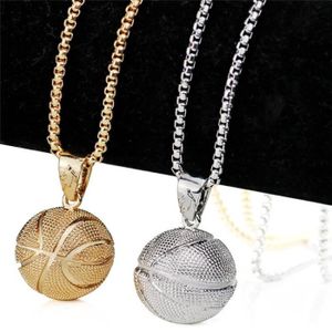 Collier Basket Vert - Pendentif Sport Cordon Noir Pour Fans De Base-ball