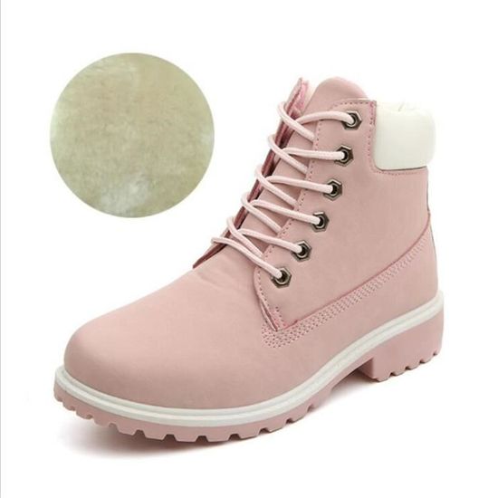 Martin Wys Bottines Classique jr Boots xz031rose38 En Confortable Cuir Femmes Peluche ppAxn8r