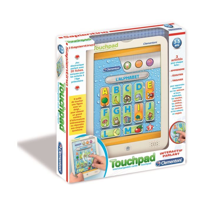 CLEMENTONI Touch Pad Premières découvertes