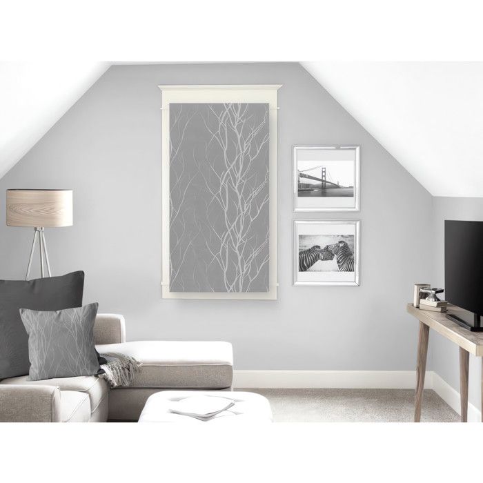 SOLEIL D'OCRE Brise bise Liane 45x90 cm - Gris
