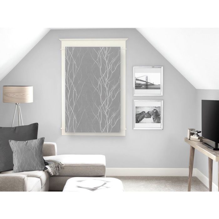 SOLEIL D'OCRE Brise bise Liane 60x90 cm - Gris