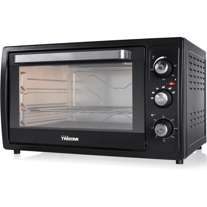 TRISTAR OV-1452-Mini four grill-48 L-2000 W-Fonction chaleur tournante-Noir