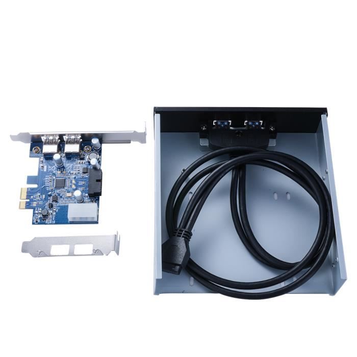 Carte PCIe Firewire 4 Ports - Interface IEEE 1394 Pour PC Ou Mac
