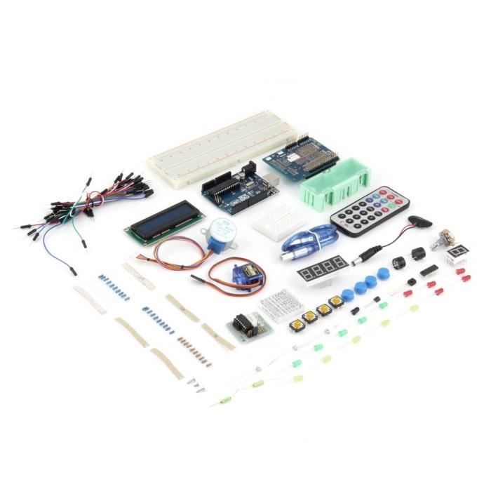 UNO R3 Starter Kit 1602 planche à découper3