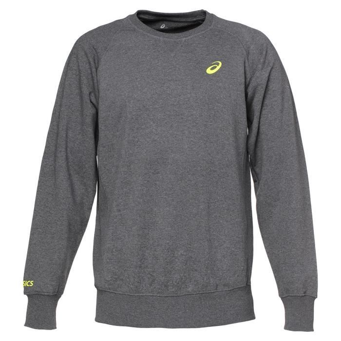 ASICS Pull Crew Homme - Gris
