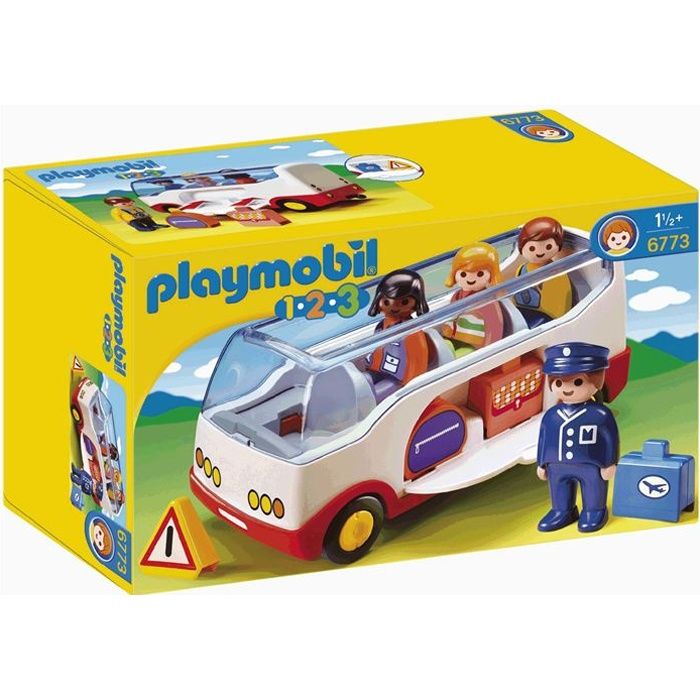 Playmobil 1.2.3 - Le autocar de voyage - 6773