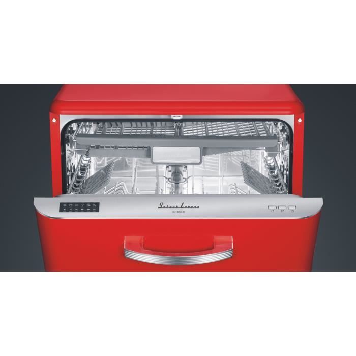  SL14DWR Lave-Vaisselle 60 cm Rouge V1