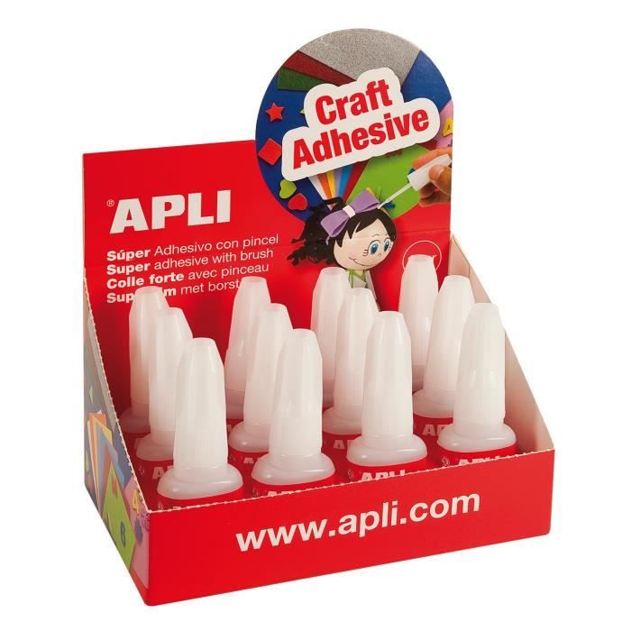 APPLI Tube de Colle forte instantanée avec Pinceau - 10 g