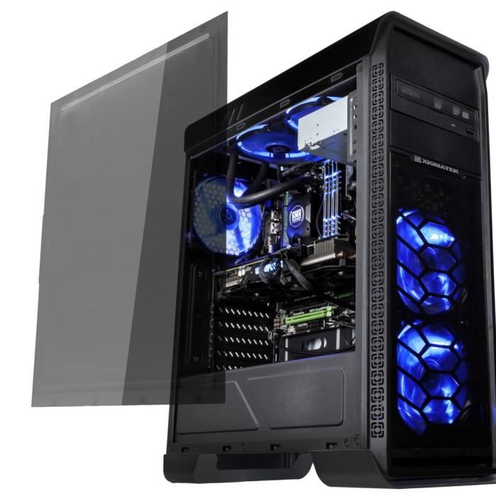 Xigmatek Boîtier PC Frontliner - Moyen Tour - Fenêtre - Noir