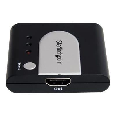 STARTECH Switch HDMI haute vitesse à 2 ports - Commutateur HDMI 2x1 automatique - 1080p