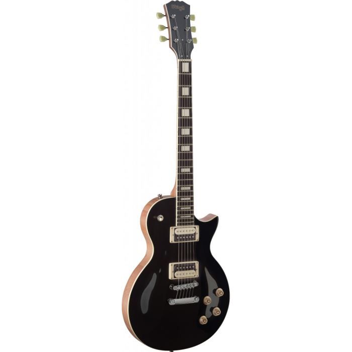 STAGG SEL-ZEB-BK Guitare Electrique Corps de mahogani et arqué - Noir