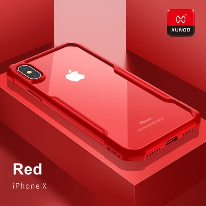 coque iphone xs max spigen rouge