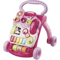 PORTEUR - POUSSEUR VTECH BABY - Super trotteur parlant 2 en 1 rose PORTEUR - POUSSEUR VTECH BABY - Super trotteur parlant 2 en 1 rose