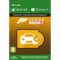 EXTENSION - CODE DLC Forza Horizon 4 : Car Pass pour Xbox One EXTENSION - CODE DLC Forza Horizon 4 : Car Pass pour Xbox One