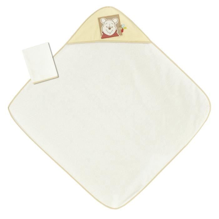 DISNEY Cape de bain Winnie - 78 x 80 cm