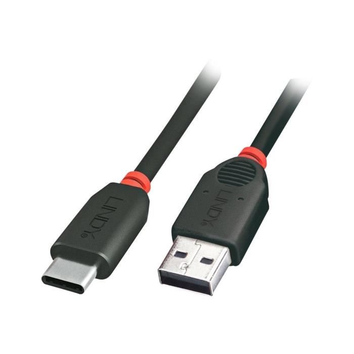 LINDY Câble USB 3.1 Gen2 Type C/A - 1,5m