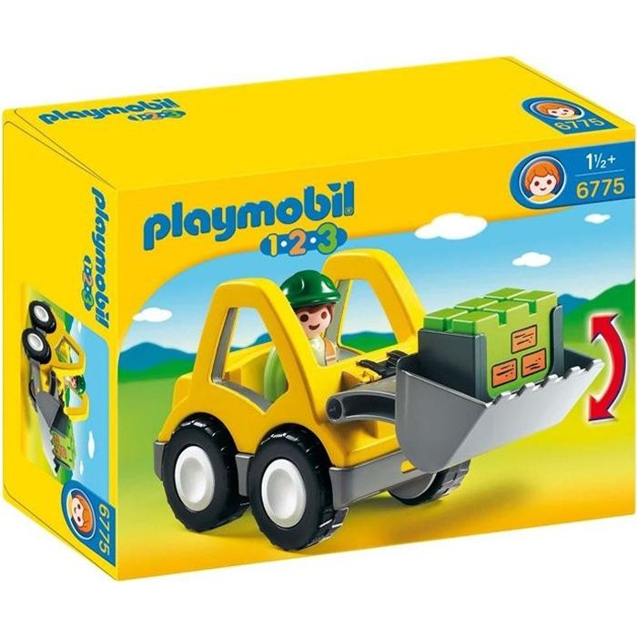 Playmobil 1.2.3 - Le chargeur et ouvrier - 6775