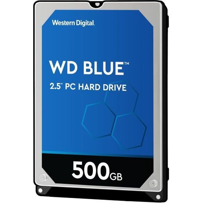 Western Digital Disque dur interne Blue WD5000LPCX - 500Go - 16Mo - 2.5 \