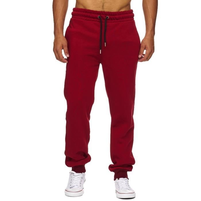 Pantalon rouge bordeaux homme - Achat / Vente pas cher
