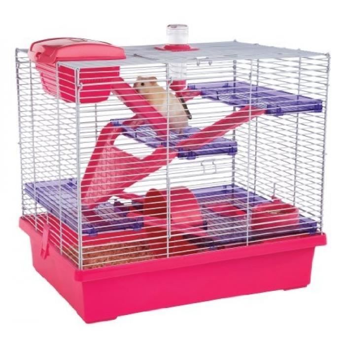 ROSEWOOD Cage Pico Rose Pour hamster Achat / Vente cage Cage Pico rose pour hamster