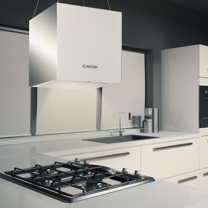 Klarstein Hotte décorative aspirante îlot2