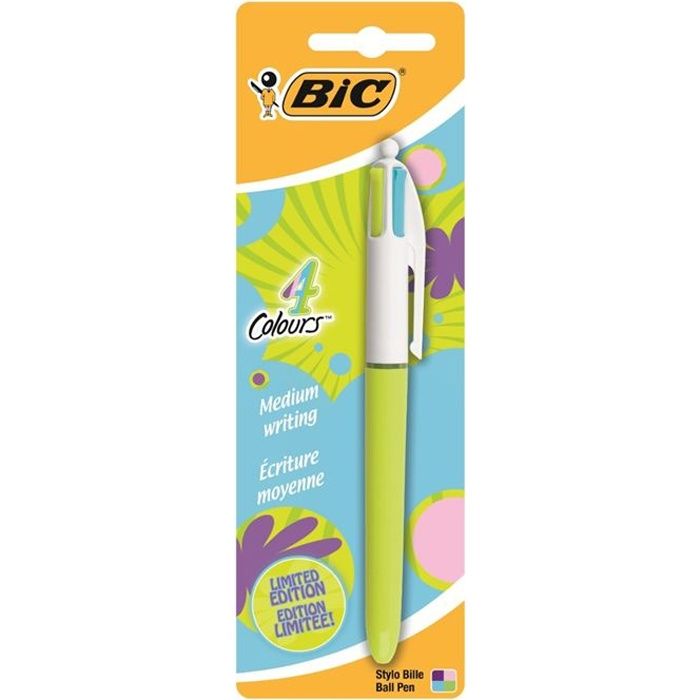 BIC® - Stylo- bille 4 Couleurs® Fun