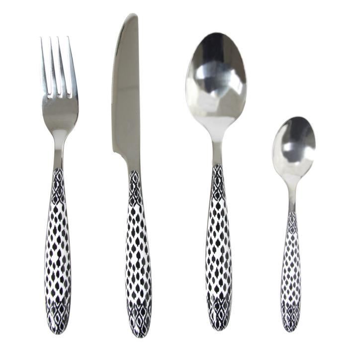 NOVASTYL Ménagère 24 pièces Ethnic