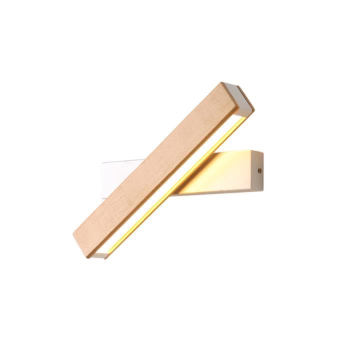 Minimaliste De Chevet Rotatif Murale 31cm Créatif Chaudeblanc Moderne Nordique Éclairage Lampe Led Chambre Nn0w8XOPk