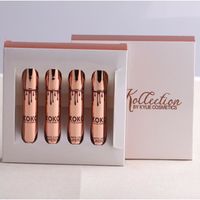 STICKER À LÈVRES 4PCS Gloss Set Kit Liquid Lipstick Kylie KOKO Kol STICKER À LÈVRES 4PCS Gloss Set Kit Liquid Lipstick Kylie KOKO Kol