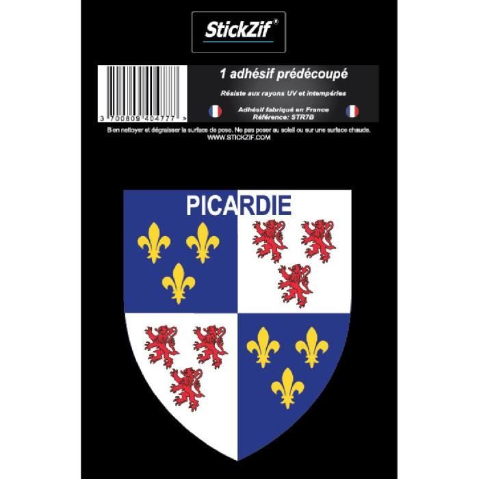 STICKZIF 1 Adhésif Blason Picardie STR7B