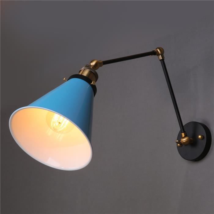 Applique Lampe Murale Rétro Mur De Feu Industriel Loft Ajustable