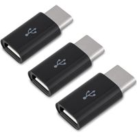 CÂBLE TÉLÉPHONE kwmobile 3x Adaptateur USB 3.1 - Type C - Converti CÂBLE TÉLÉPHONE kwmobile 3x Adaptateur USB 3.1 - Type C - Converti