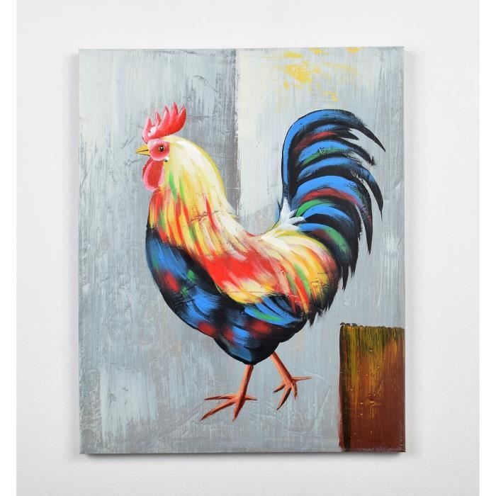 Coq decoration tableau - Achat / Vente Coq decoration ...