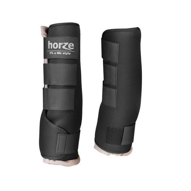 HORZE Guêtres d'écurie pour chevaux Supreme PRO, tailleFull, Noir