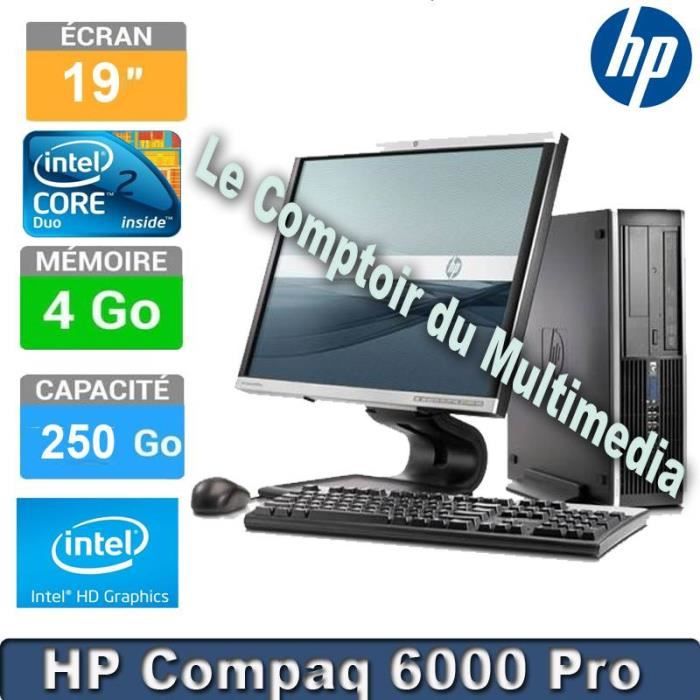 Ordinateur bureau hp avec ecran - Achat / Vente pas cher