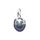 Pendentif perle de culture noire