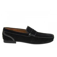MOCASSIN Mocassins Sebago Trenton Penny Black Suede MOCASSIN Mocassins Sebago Trenton Penny Black Suede